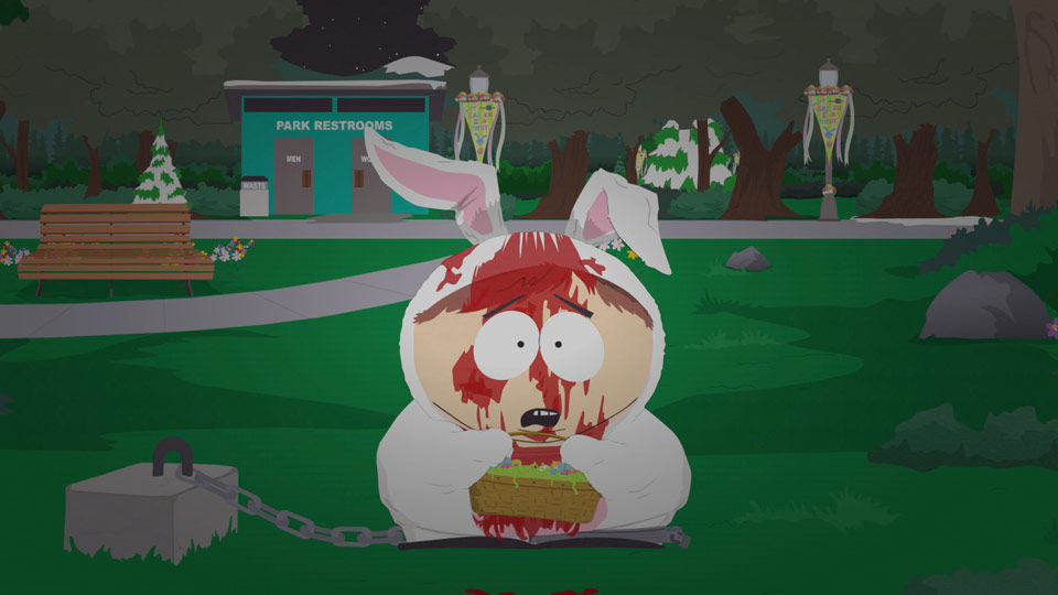 South Park photos,Cartman Gets an Anal Probe ,Weight Gain 4000 ,Volcano ,Big Gay Al's Big Gay Boat Ride ,An Elephant Makes Love to a Pig ,Death ,Pinkeye ,Starvin' Marvin ,Mr. Hankey, the Christmas Poo ,Damien ,Tom's Rhinoplasty ,Mecha-Streisand ,Cartman's Mom is a Dirty Slut ,Terrance & Phillip in 