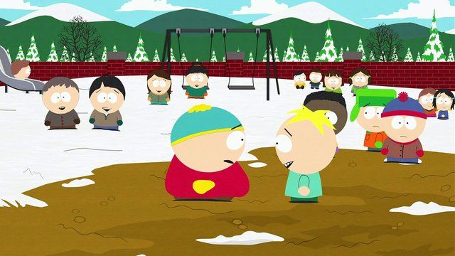South Park photos,Cartman Gets an Anal Probe ,Weight Gain 4000 ,Volcano ,Big Gay Al's Big Gay Boat Ride ,An Elephant Makes Love to a Pig ,Death ,Pinkeye ,Starvin' Marvin ,Mr. Hankey, the Christmas Poo ,Damien ,Tom's Rhinoplasty ,Mecha-Streisand ,Cartman's Mom is a Dirty Slut ,Terrance & Phillip in 