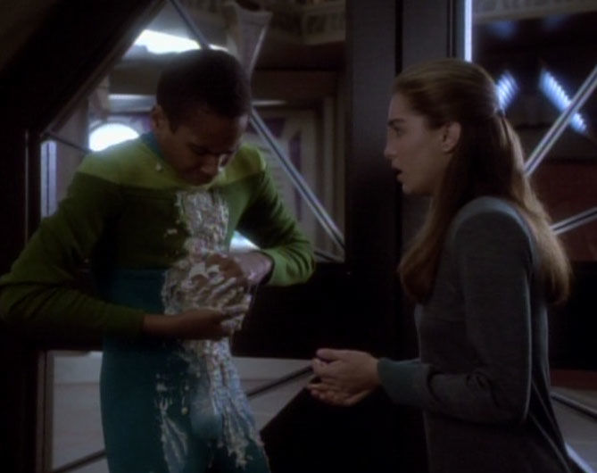 Startrek Deep Space Nine photos,Emissary, Part I ,Emissary, Part II ,Past Prologue ,A Man Alone ,Babel ,Captive Pursuit ,Q-Less ,Dax ,The Passenger ,Move Along Home ,The Nagus ,Vortex ,Battle Lines ,The Storyteller ,Progress ,If Wishes Were Horses ,The Forsaken ,Dramatis Personae ,Duet ,In the Hands of the Prophets ,The Homecoming ,The Circle ,The Siege ,Invasive Procedures ,Cardassians ,Melora ,Rules of Acquisition ,Necessary Evil ,Second Sight ,Sanctuary ,Rivals ,The Alternate ,Armageddon Game ,Whispers ,Paradise ,Shadowplay ,Playing God ,Profit and Loss ,Blood Oath ,The Maquis, Part I ,The Maquis, Part II ,The Wire ,Crossover ,The Collaborator ,Tribunal ,The Jem'Hadar ,The Search, Part I ,The Search, Part II ,The House of Quark ,Equilibrium ,Second Skin ,The Abandoned ,Civil Defense ,Meridian ,Defiant ,Fascination ,Past Tense, Part I ,Past Tense, Part II ,Life Support ,Heart of Stone ,Destiny ,Prophet Motive ,Visionary ,Distant Voices ,Through the Looking Glass ,Improbable Cause ,The Die Is Cast ,Explorers ,Family Business ,Shakaar ,Facets ,The Adversary ,The Way of the Warrior, Part I ,The Way of the Warrior, Part II ,The Visitor ,Hippocratic Oath ,Indiscretion ,Rejoined ,Starship Down ,Little Green Men ,The Sword of Kahless ,Our Man Bashir ,Homefront ,Paradise Lost ,Crossfire ,Return to Grace ,Sons of Mogh ,Bar Association ,Accession ,Rules of Engagement ,Hard Time ,Shattered Mirror ,The Muse ,For the Cause ,To the Death ,The Quickening ,Body Parts ,Broken Link ,Apocalypse Rising ,The Ship ,Looking for par'Mach in All the Wrong Places ,...Nor the Battle to the Strong ,The Assignment ,Trials and Tribble-ations ,Let He Who Is Without Sin... ,Things Past ,The Ascent ,Rapture ,The Darkness and the Light ,The Begotten ,For the Uniform ,In Purgatory's Shadow ,By Inferno's Light ,Doctor Bashir, I Presume? ,A Simple Investigation ,Business as Usual ,Ties of Blood and Water ,Ferengi Love Songs ,Soldiers of the Empire ,Children of Time ,Blaze of Glory ,Empok Nor ,In the Cards ,Call to Arms ,A Time to Stand ,Rocks and Shoals ,Sons and Daughters ,Behind the Lines ,Favor the Bold ,Sacrifice of Angels ,You Are Cordially Invited... ,Resurrection ,Statistical Probabilities ,The Magnificent Ferengi ,Waltz ,Who Mourns for Morn? ,Far Beyond the Stars ,One Little Ship ,Honor Among Thieves ,Change of Heart ,Wrongs Darker than Death or Night ,Inquisition ,In the Pale Moonlight ,His Way ,The Reckoning ,Valiant ,Profit and Lace ,Time's Orphan ,The Sound of Her Voice ,Tears of the Prophets ,Image in the Sand ,Shadows and Symbols ,Afterimage ,Take Me Out to the Holosuite ,Chrysalis ,Treachery, Faith, and the Great River ,Once More Unto the Breach ,The Siege of AR-558 ,Covenant ,It's Only a Paper Moon ,Prodigal Daughter ,The Emperor's New Cloak ,Field of Fire ,Chimera ,Badda-Bing Badda-Bang ,Inter Arma Enim Silent Leges ,Penumbra ,'Til Death Do Us Part ,Strange Bedfellows ,The Changing Face of Evil  ,When It Rains... ,Tacking Into the Wind ,Extreme Measures ,The Dogs of War ,What You Leave Behind, Part I ,What You Leave Behind, Part II ,Doctor Bashir, I Presume ,You Are Cordially Invited ,Treachery, Faith and the Great River ,Badda-Bing, Badda-Bang 
